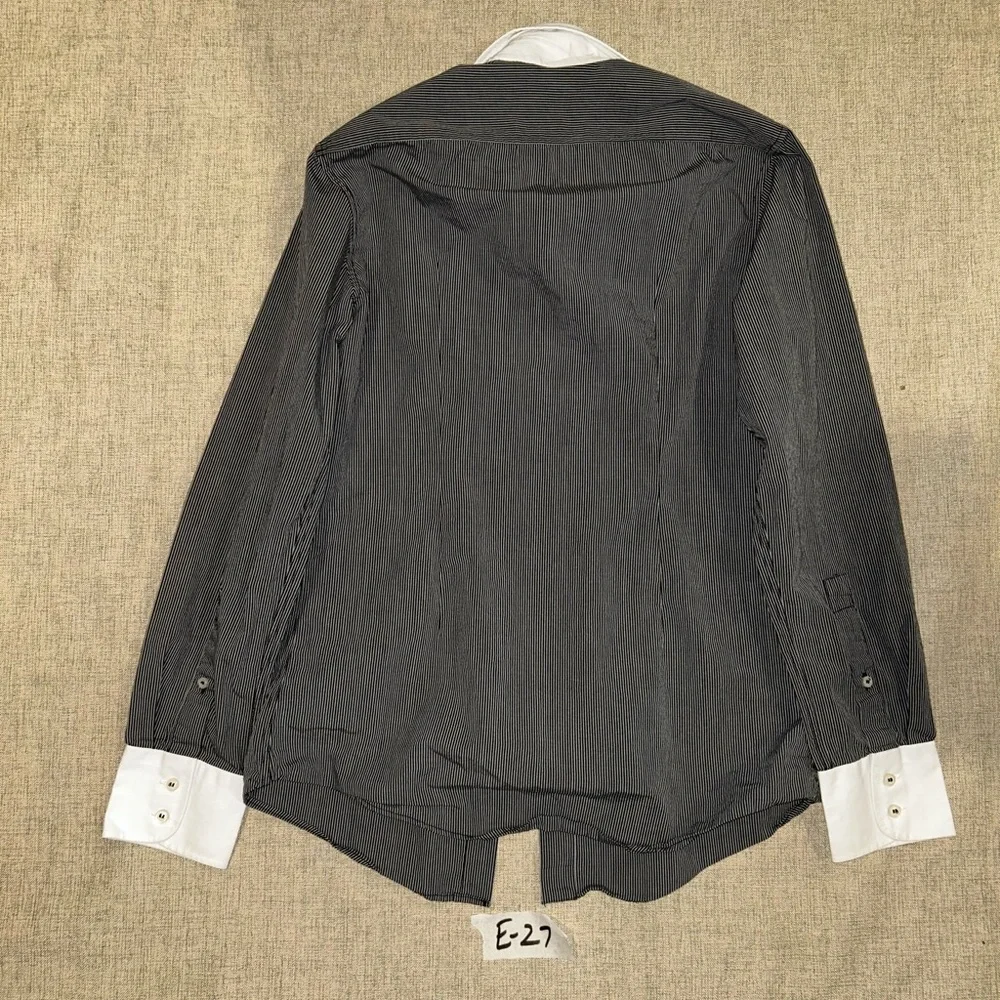 Mexx Charcoal and White Dress Shirt - Picture 3 of 3